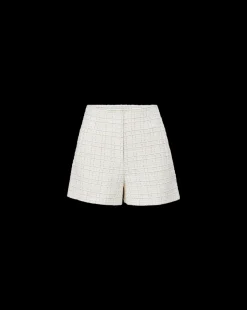 Jazmin Tweed Short in Ivory Multi