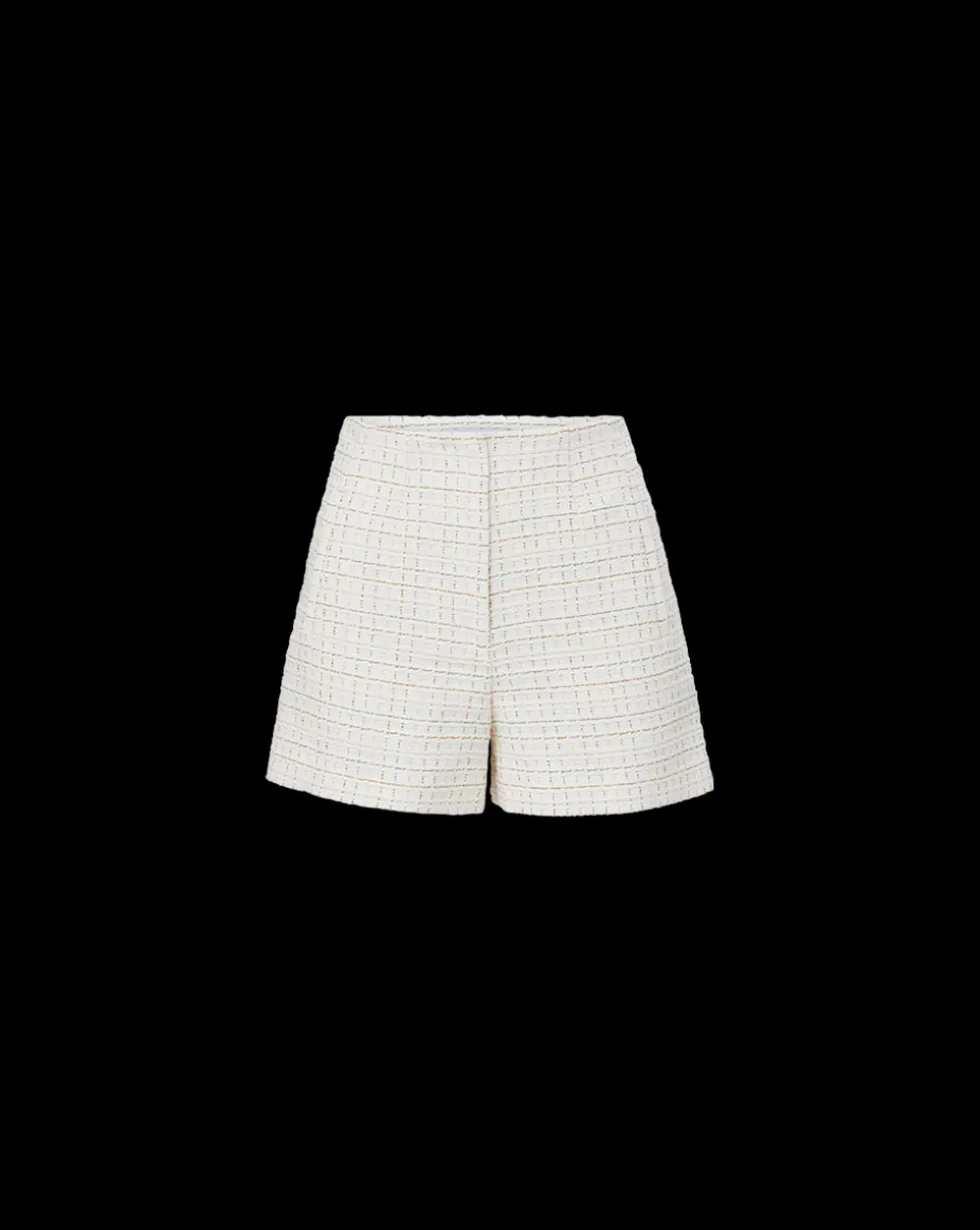 Jazmin Tweed Short in Ivory Multi