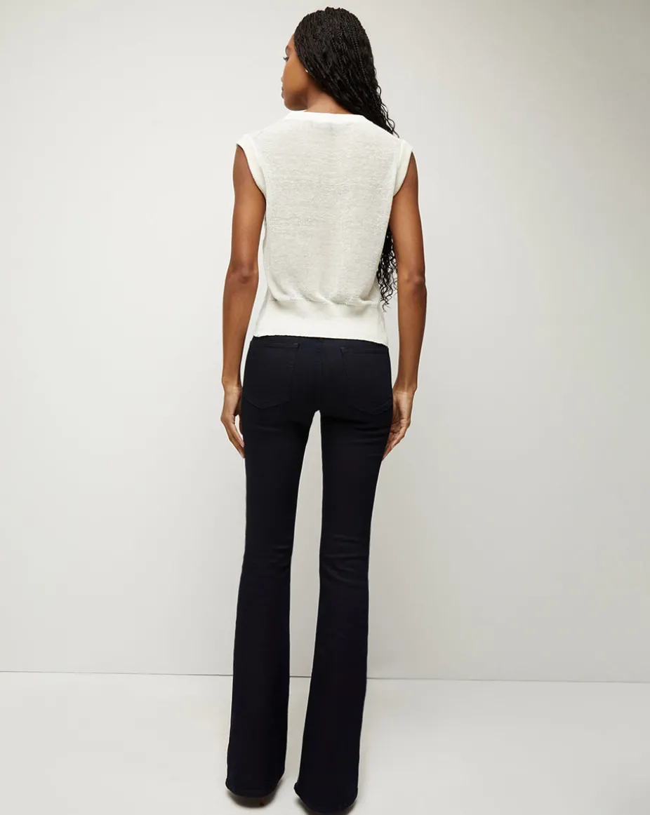 Kellen Twist-Front Sweater