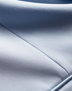 Kimmel Crepe Dickey Jacket in Blue Mist