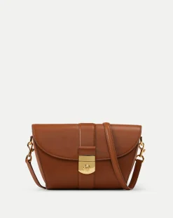 Large Crest Lock Trap Bag in Hazelwood
