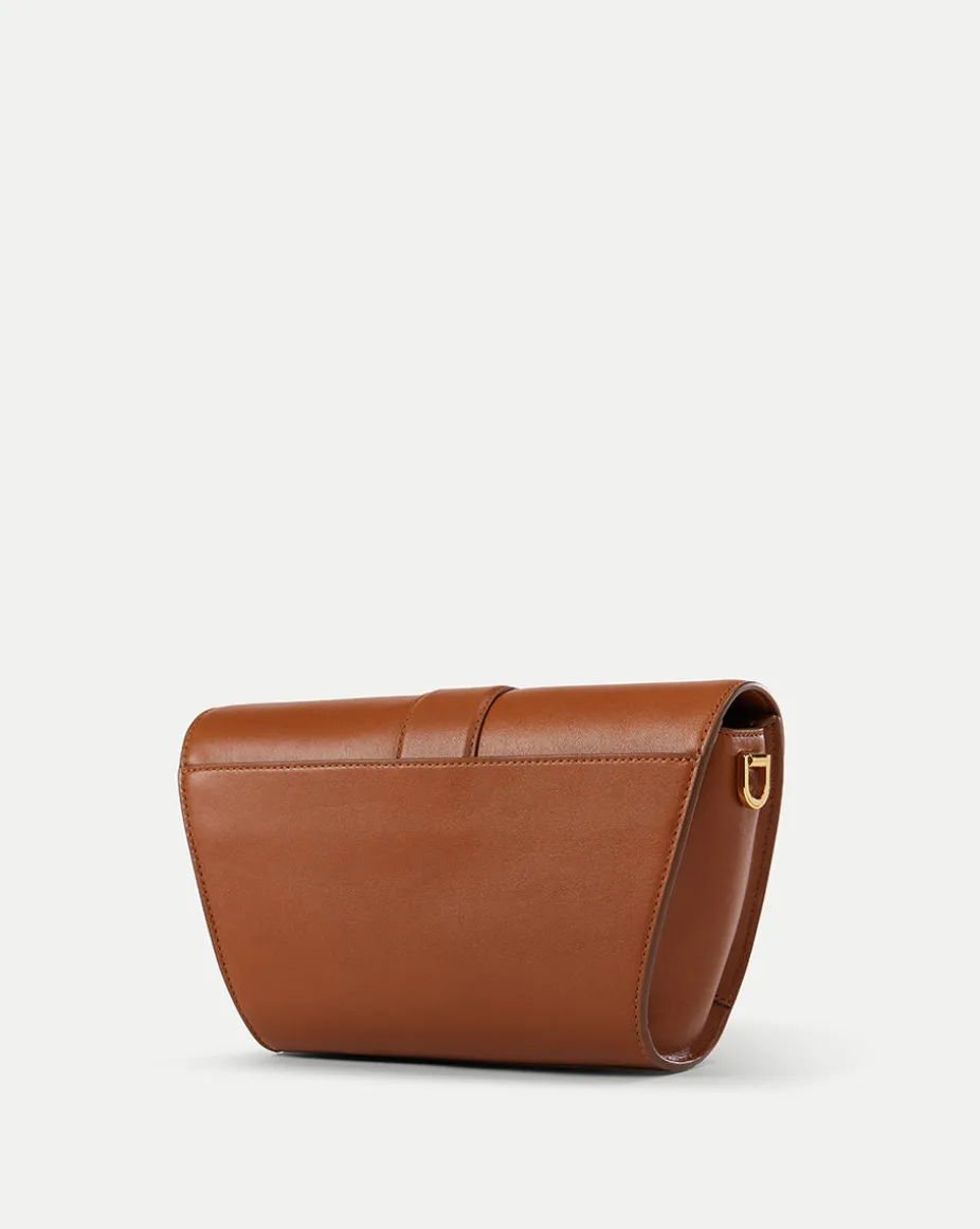 Large Crest Lock Trap Bag in Hazelwood