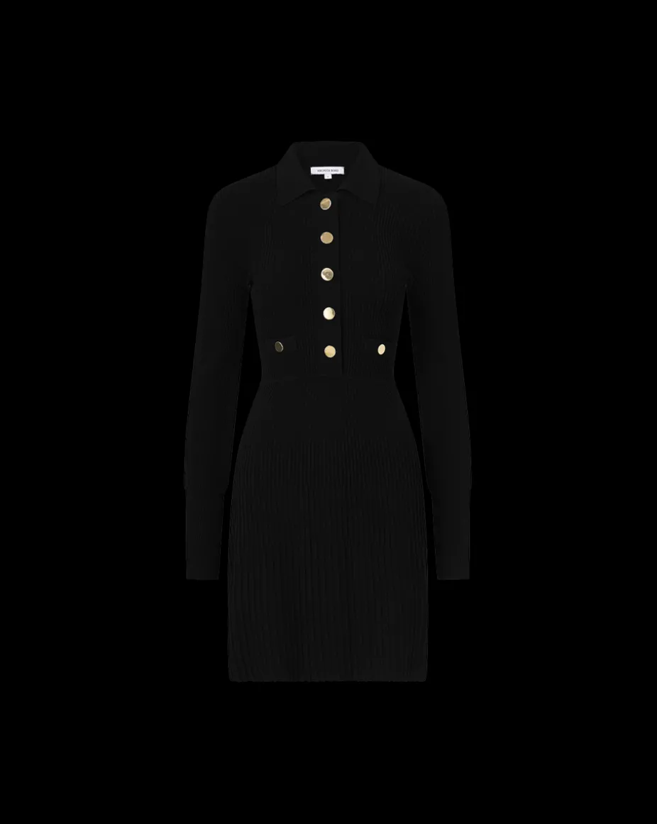 Lauper Sweater Dress in Black