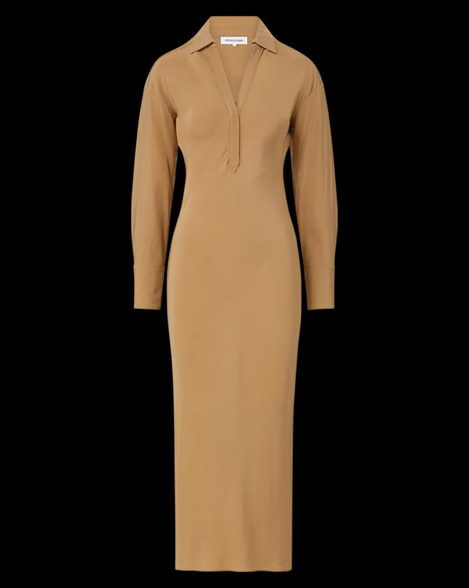 Liberty Maxi Dress in Beige
