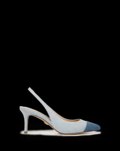 Liliana Denim Slingback Pump