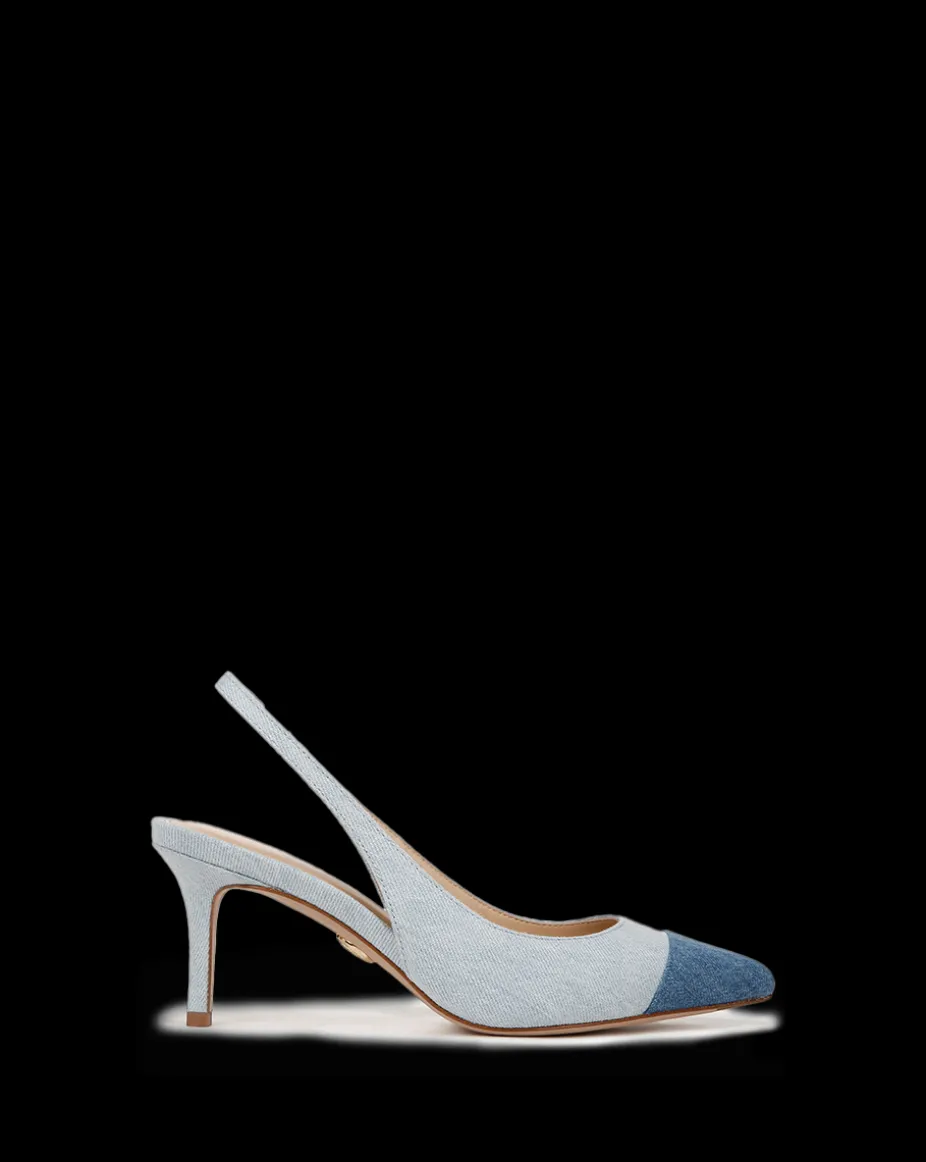 Liliana Denim Slingback Pump