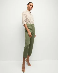 Maia Striped Shirt in Acorn/White