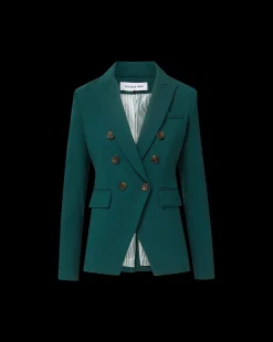 Miller Dickey Jacket in Dark Green