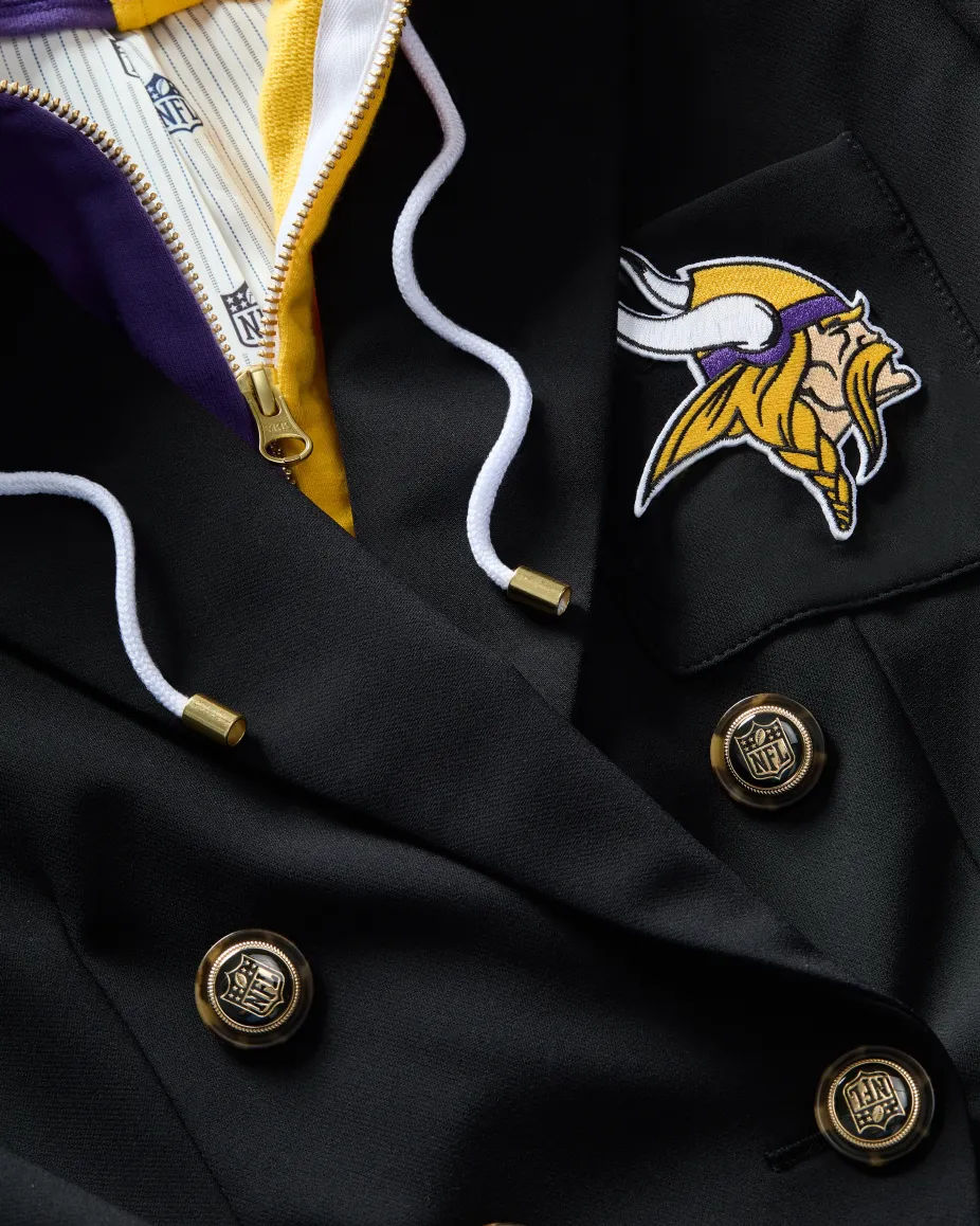 Minnesota Vikings Dickey Jacket in Black/Gold