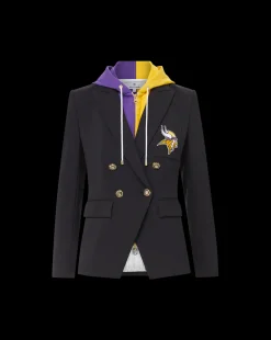 Minnesota Vikings Dickey Jacket in Black/Gold