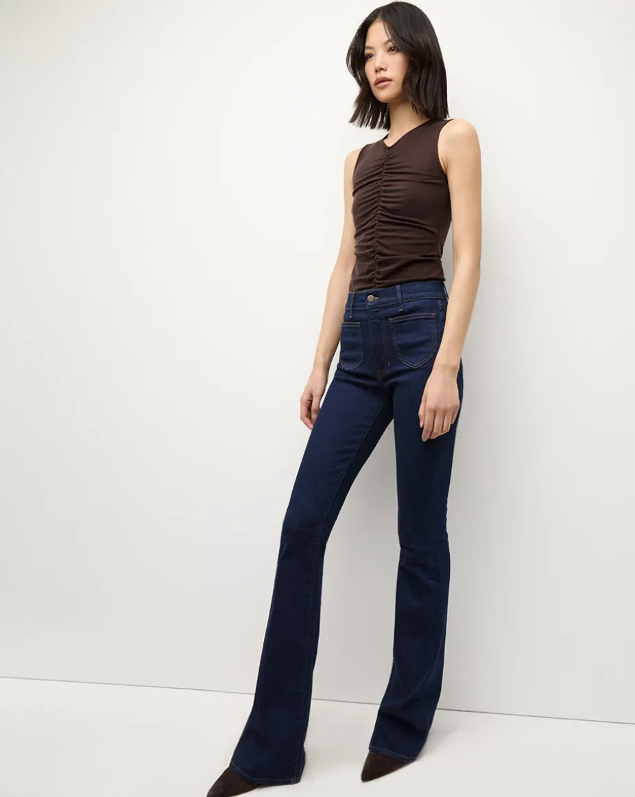 Neeta Sleeveless Top in Dark Chocolate