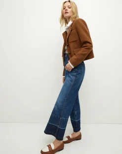 Penny Leather Loafer in Caramel/Lily