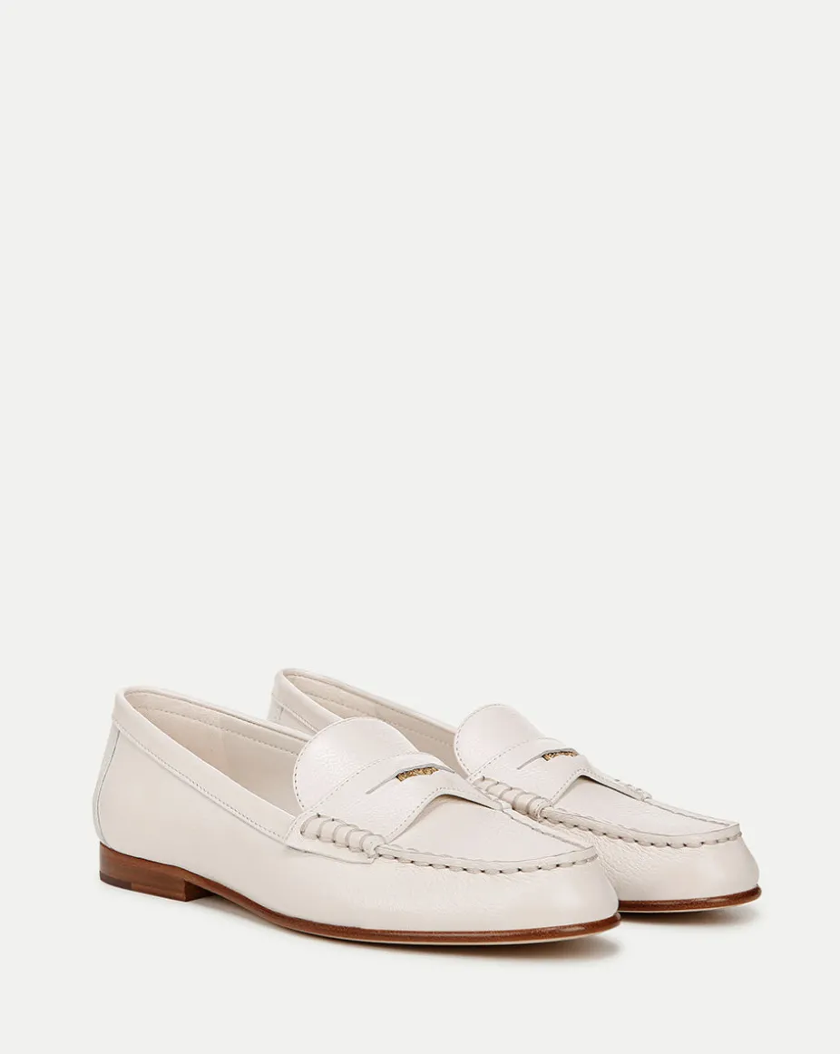 Penny Leather Loafer in Lily