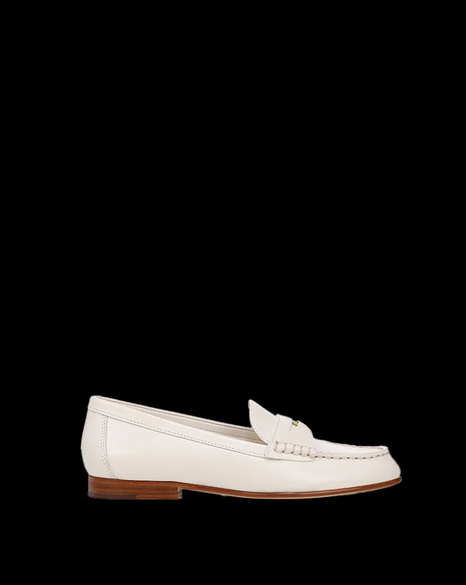 Penny Leather Loafer in Lily