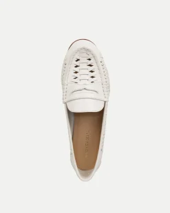 Penny Woven Leather Loafer