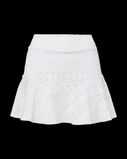 Performance Lace Skort in White