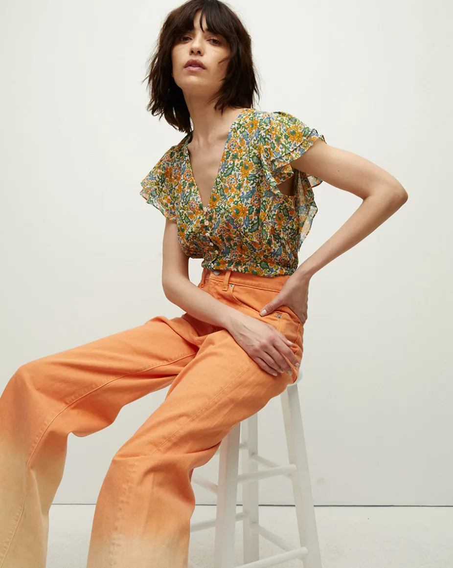 Polly Floral Top