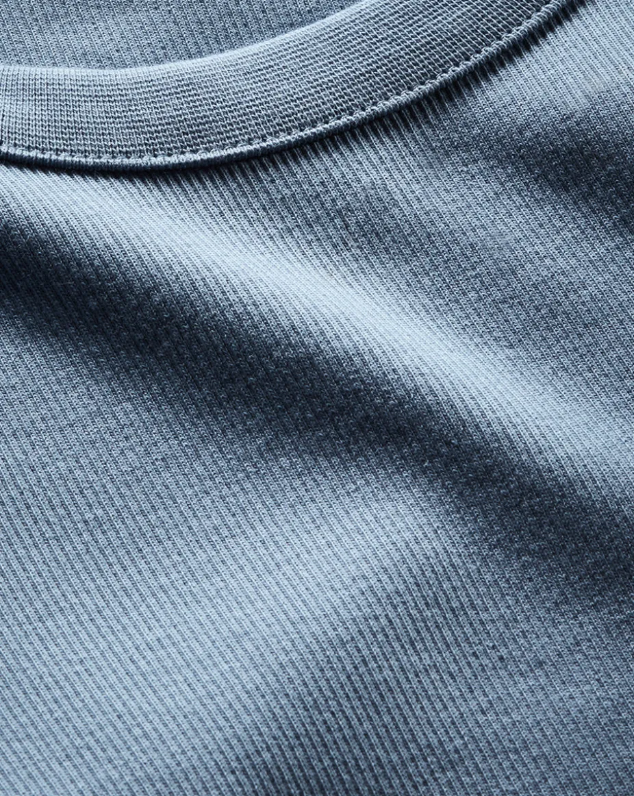 Pruitt Tee in Smoke Blue
