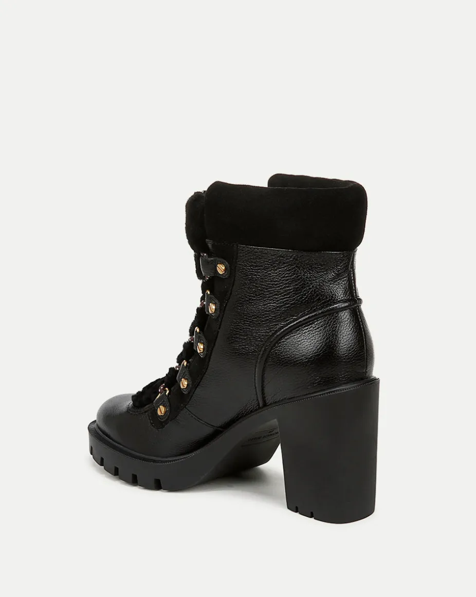 Reece Lug Bootie in Black