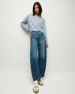 Ryder Saddle Jean in Blue Denim | Barrel Jeans