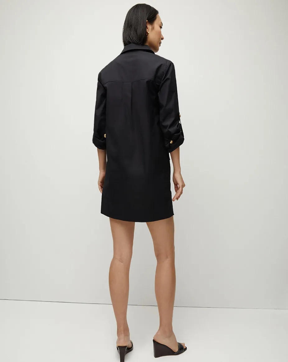 Saude Cargo Dress in Black