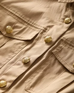 Saude Cargo Dress in Khaki