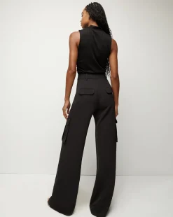 Saul Cargo Pant in Black