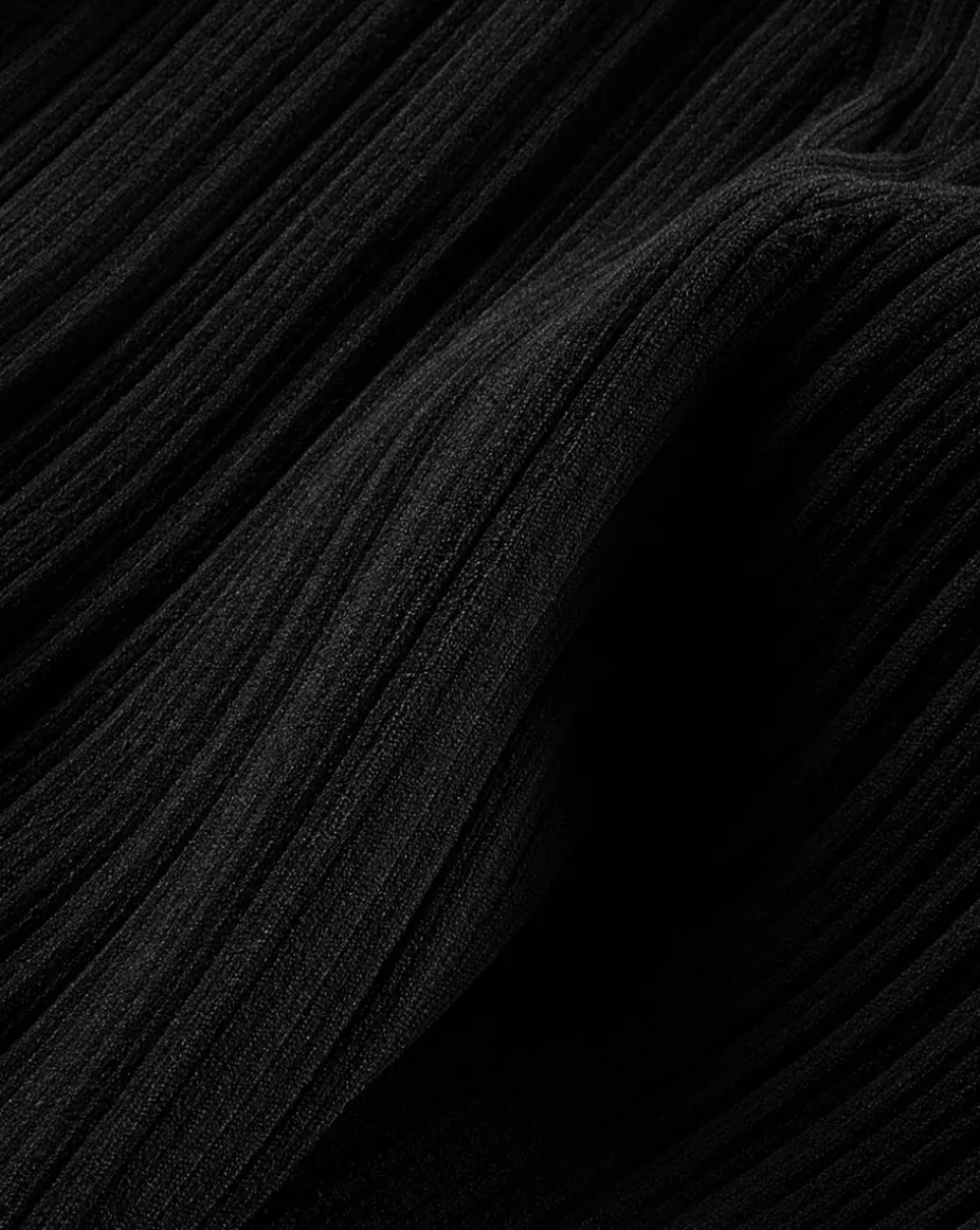 Semma Rib-Knit Tank in Black
