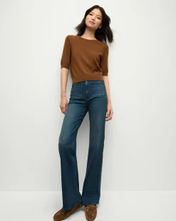 Shana Cashmere Sweater in Brown