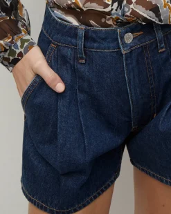 Simpson Denim Short in Dusted Oxford