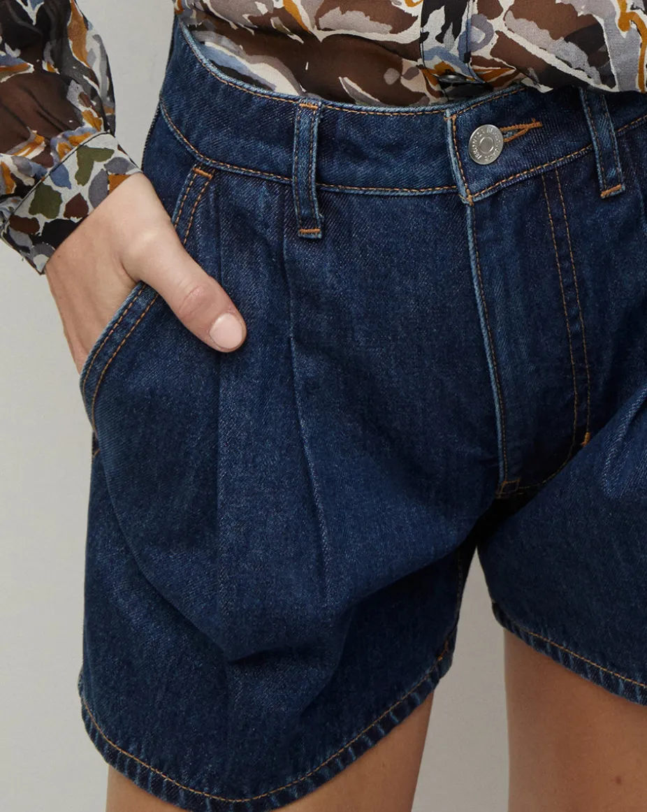 Simpson Denim Short in Dusted Oxford