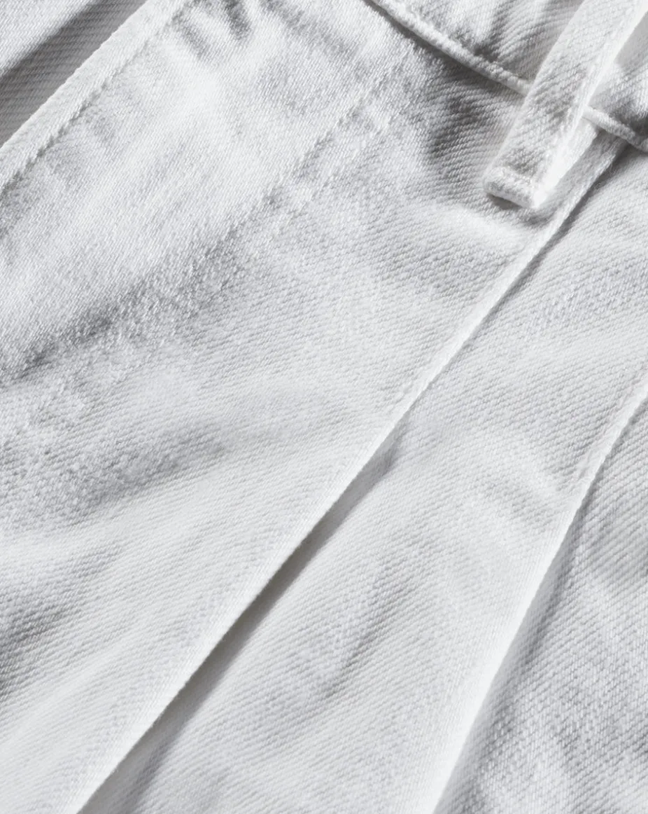 Simpson Denim Short in White