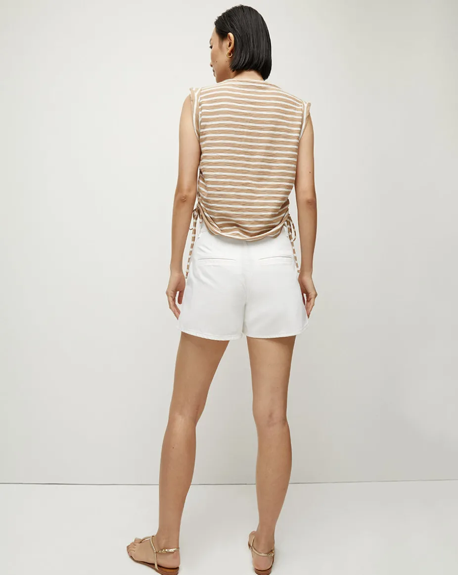 Simpson Denim Short in White