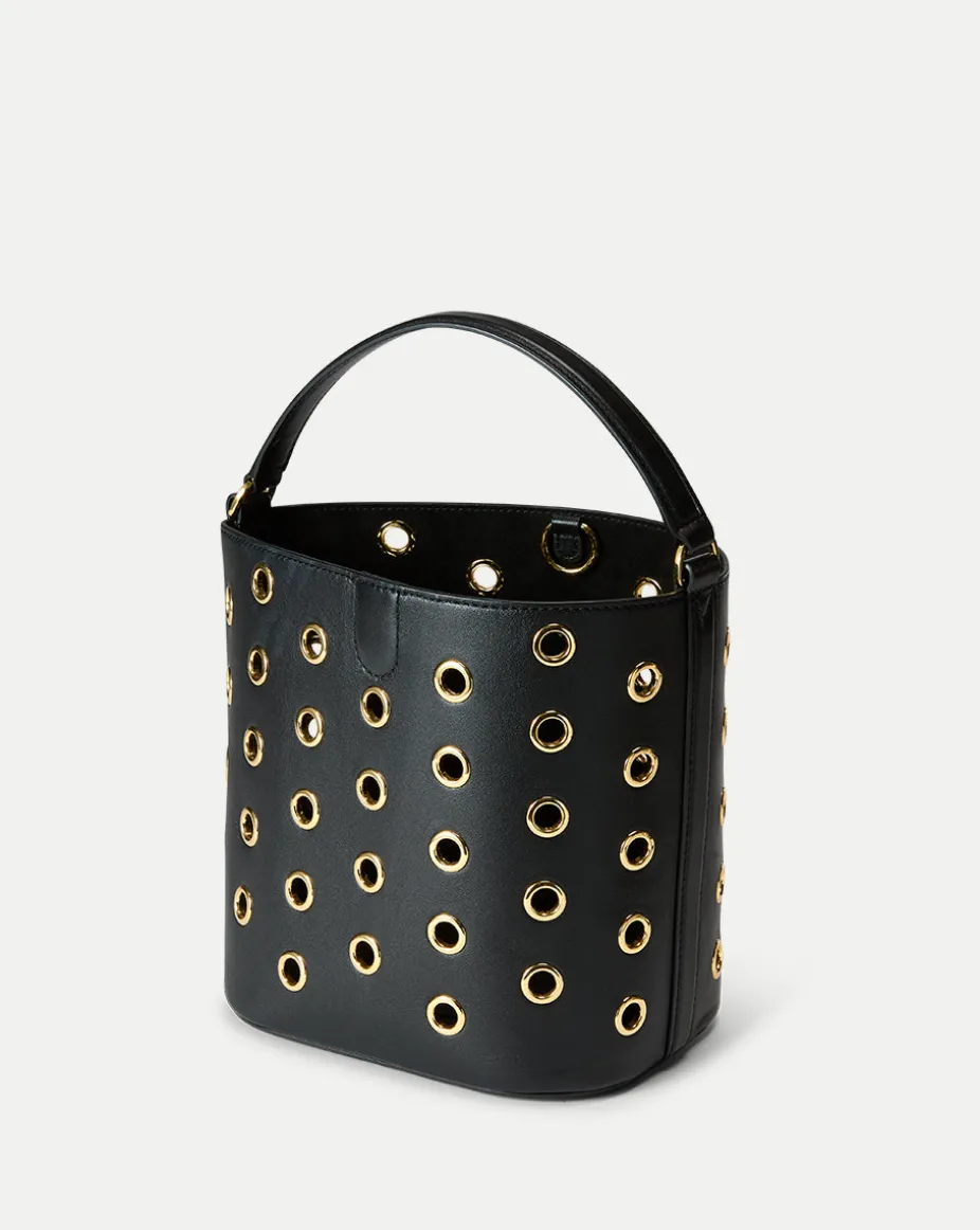 Small Grommet Feedbag in Black