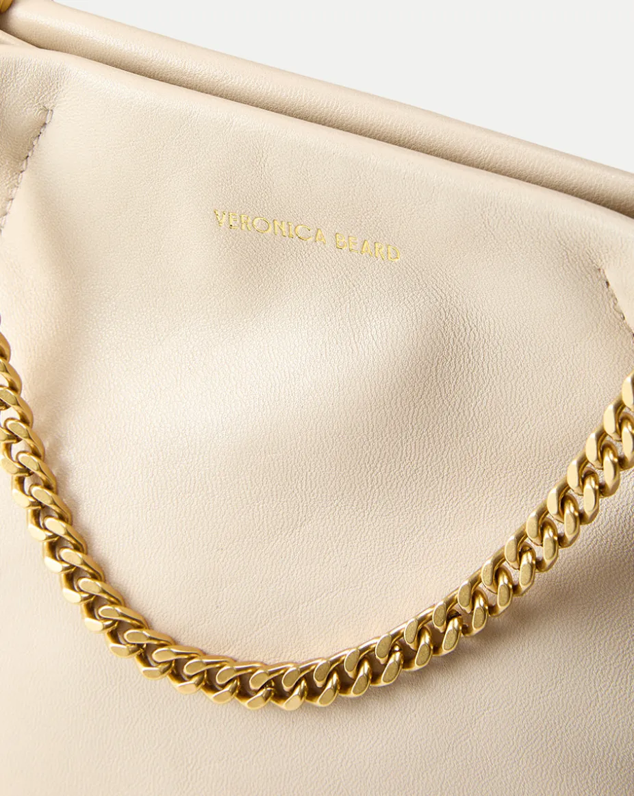 Small Slouch Shoulder Bag in Ivory