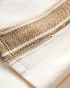 Sun Valley Petra Flare Pants in Natural/White