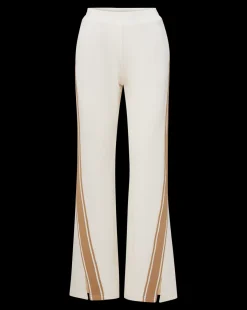 Sun Valley Petra Flare Pants in Natural/White