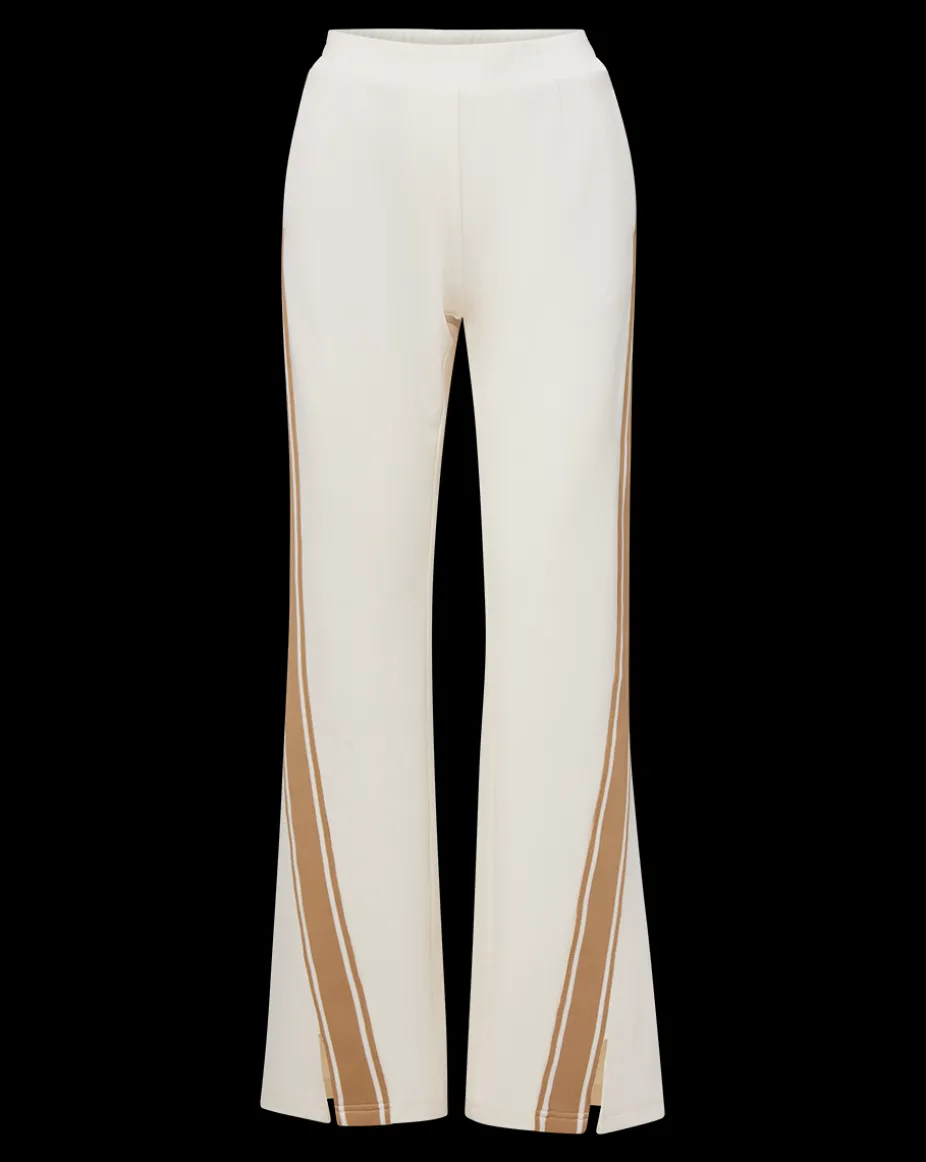 Sun Valley Petra Flare Pants in Natural/White