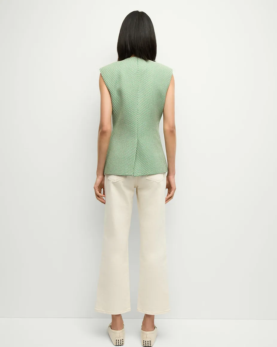 Tamara Vest in Lemongrass/Dove