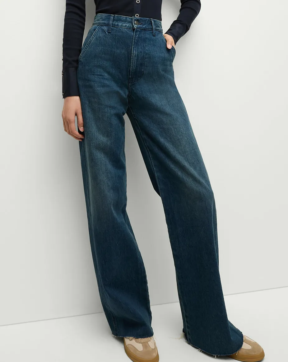 Taylor Slant-Pocket Wide-Leg Jean in Northern Lights