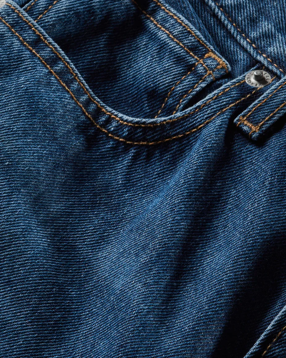 Taylor Wide-Leg Jean in Stoned Bright Blue