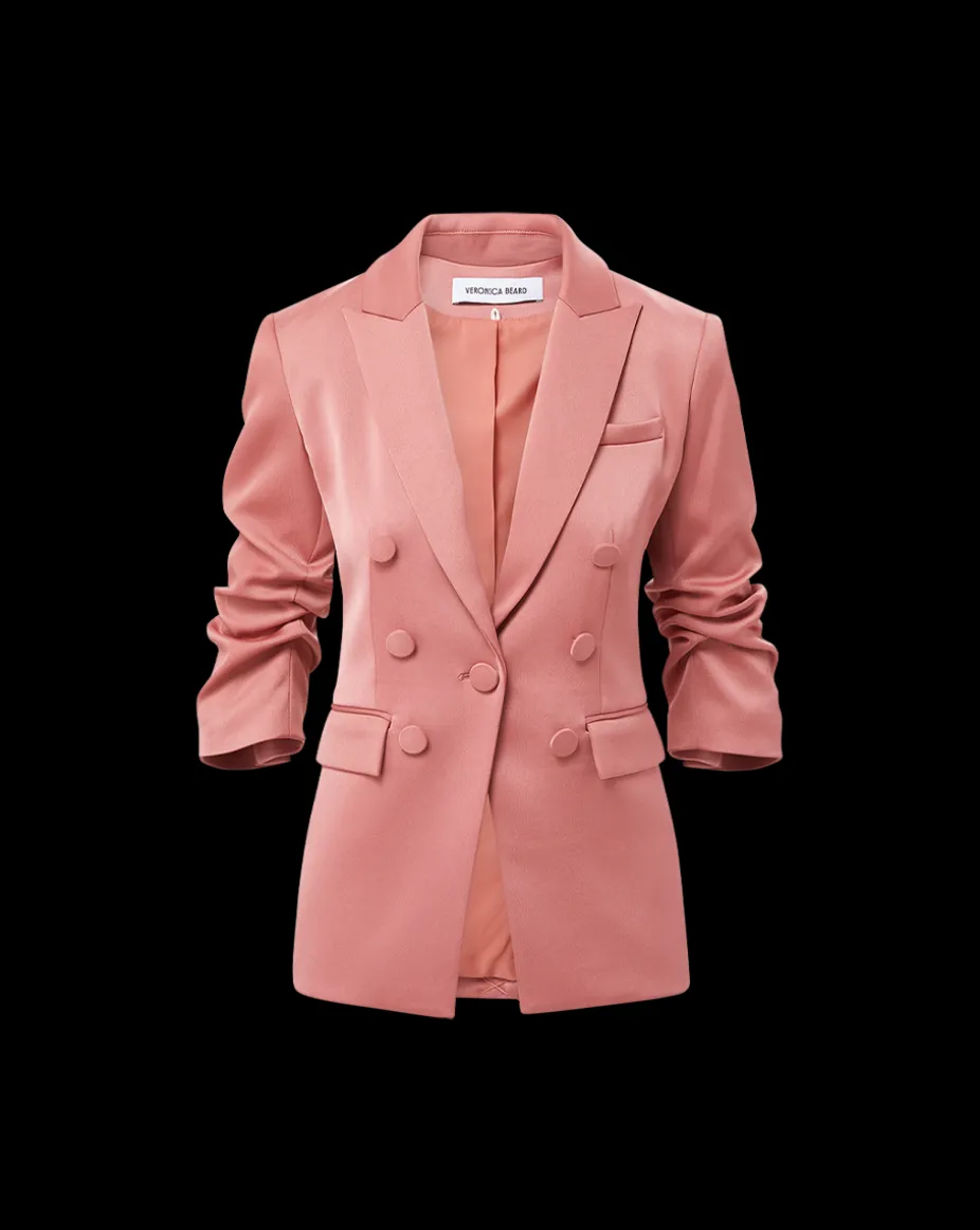 Tomi Satin Dickey Jacket in Rose