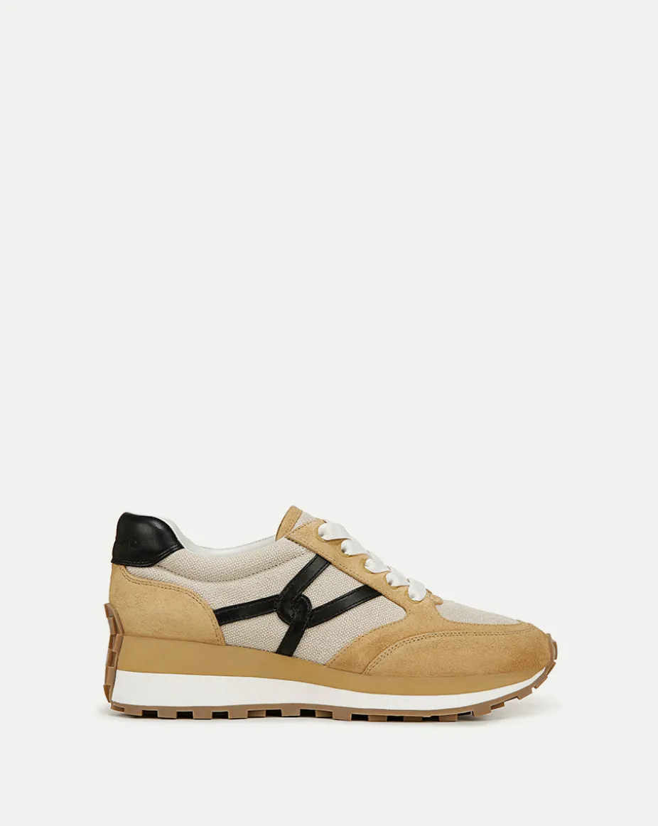 Valentina Sneaker in Ecru/Desert
