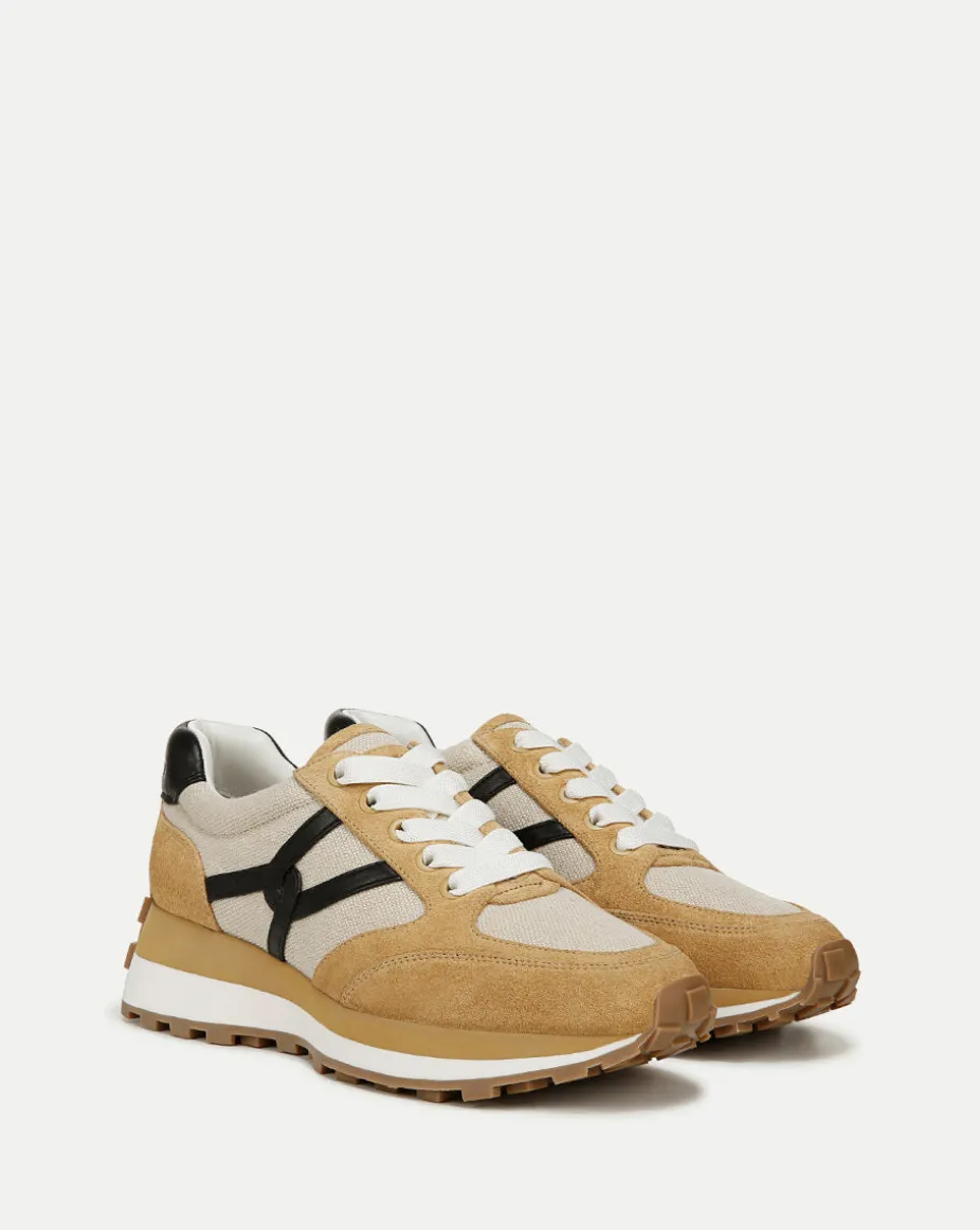 Valentina Sneaker in Ecru/Desert