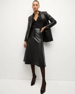 Vega Leather Dickey Jacket in Black
