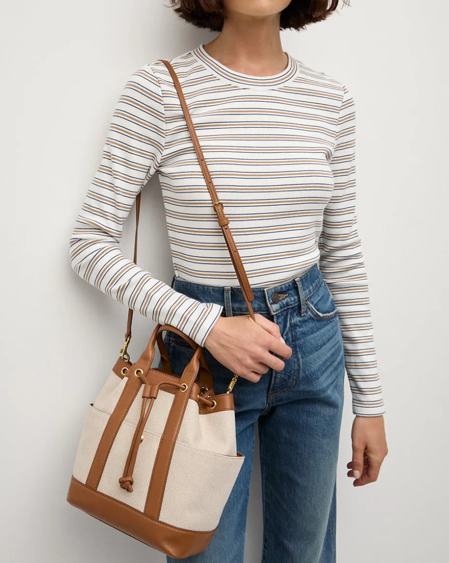 Veronica Beard Goody Bag in Natural/Hazel