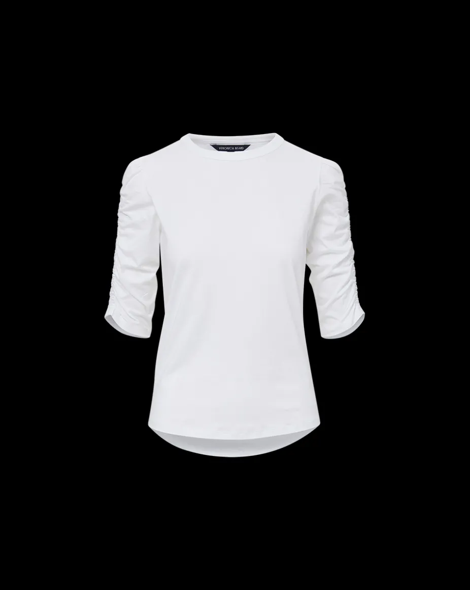 Waldorf Ruched-Sleeve Tee