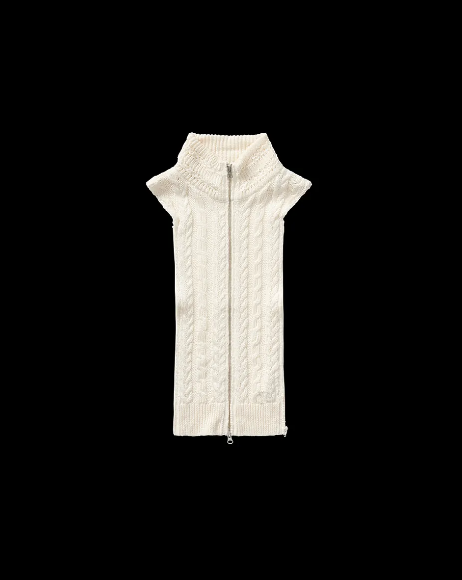 Zander Cable-Knit Dickey in Dove